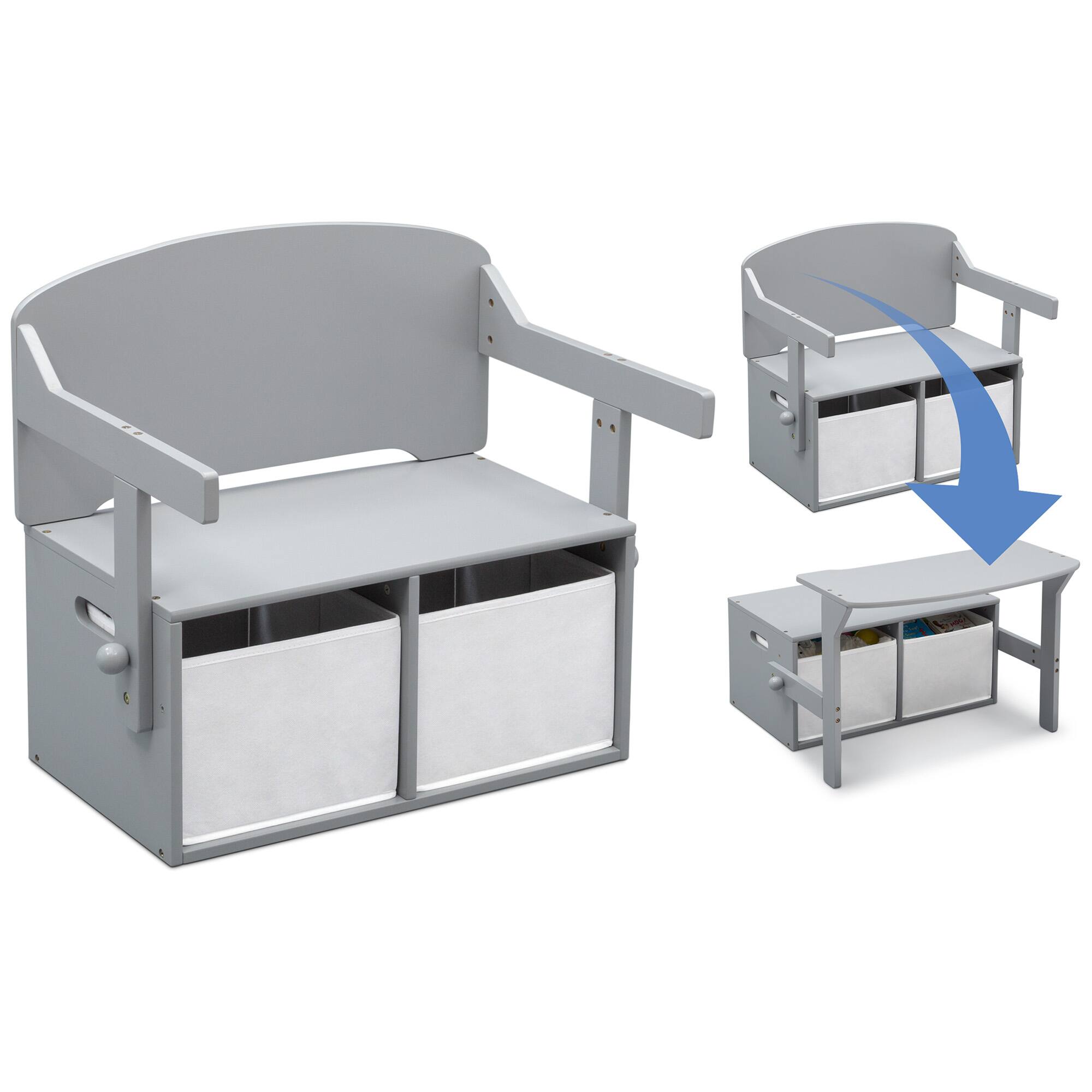 My Size Gray Activity Bench